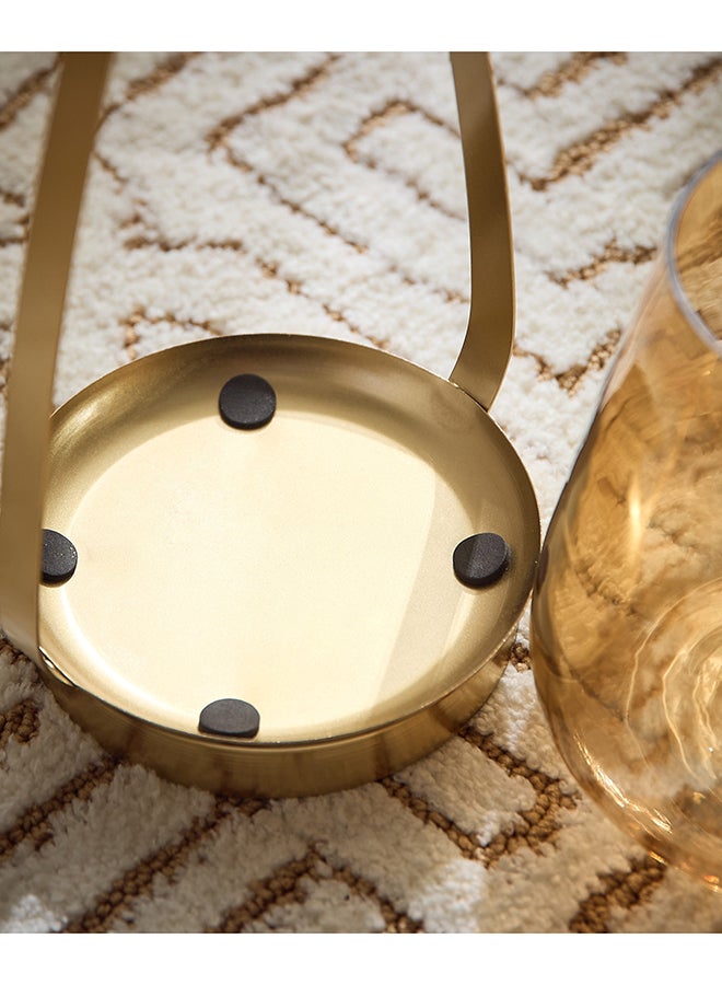 Home Box Accord Metal Candleholder with Lustre Glass - 17.5x14x29 cm - Image 3